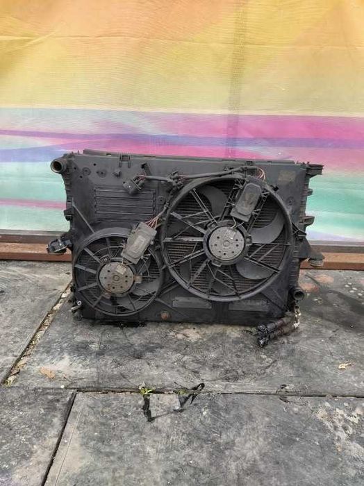 Ansamblu radiatoare electroventilatoare VW Touareg  2.5 tdi
