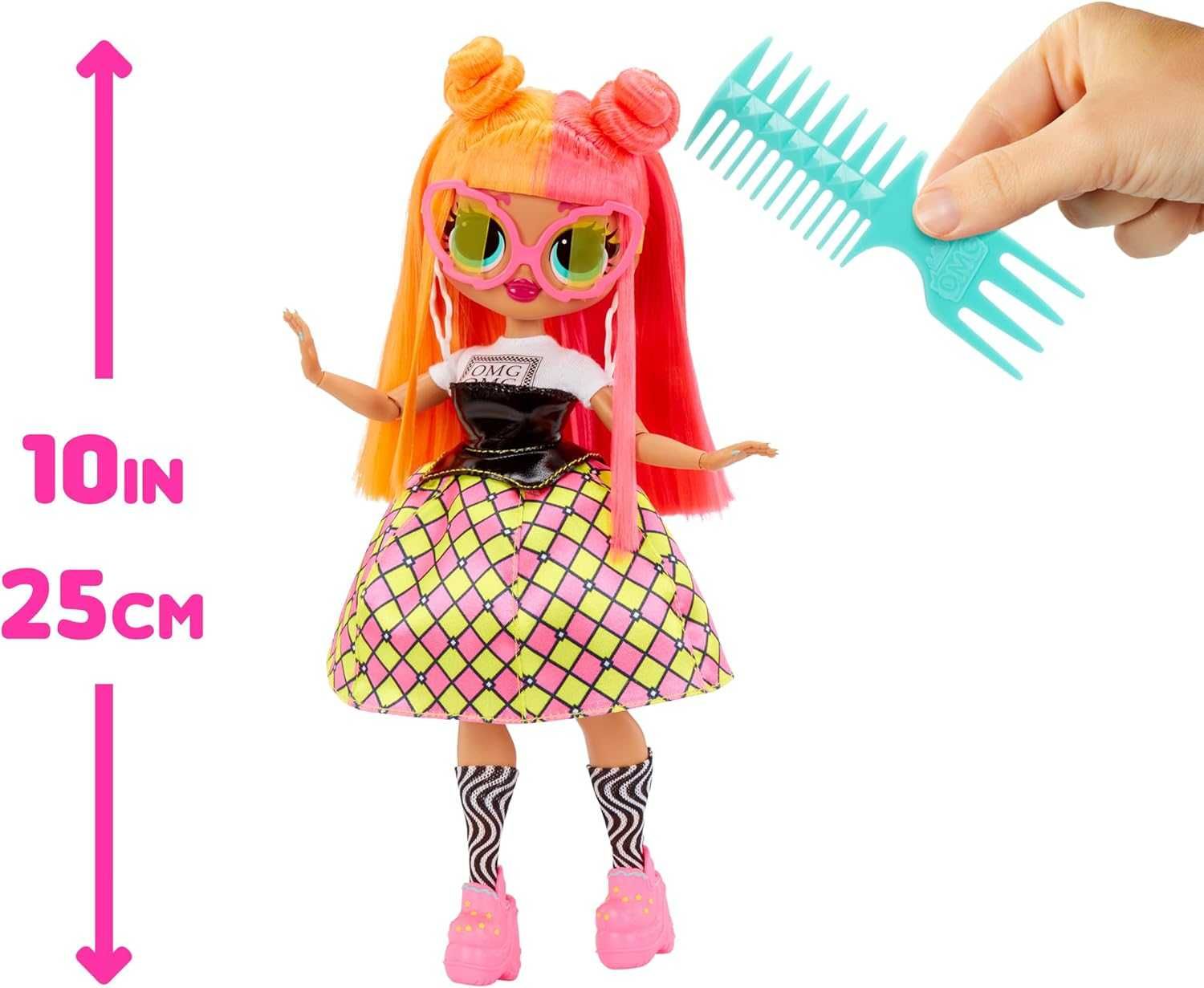 Кукла ЛОЛ ОМГ Неон  LOL Surprise OMG Neonlicious Fashion