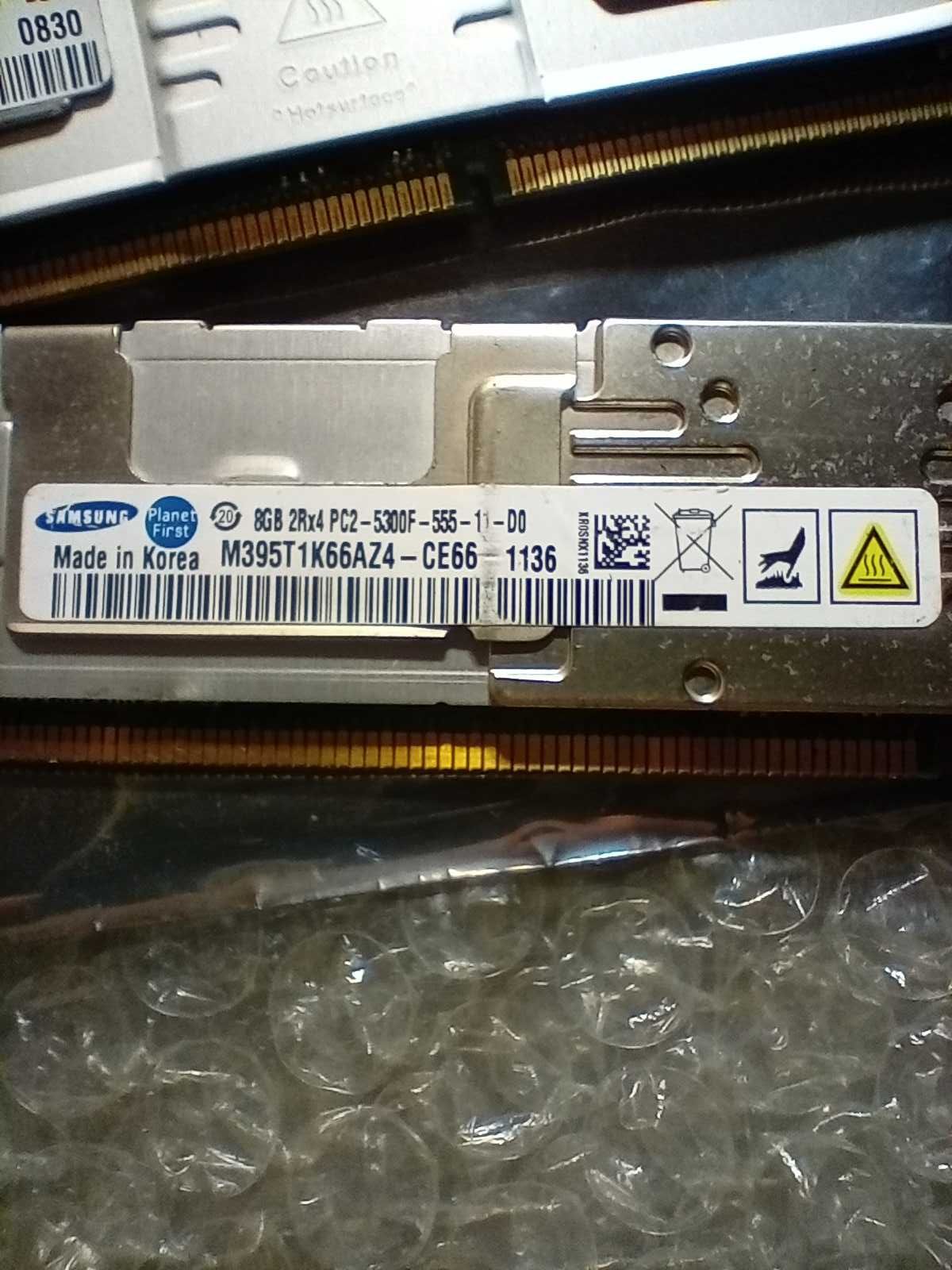 Оперативная память Samsung FB-DIMM DDR2 ECC 8Gb PC2-5300F (667MHz)