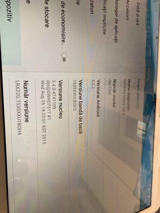 Vand tableta Samsung Galaxy Tab 4 10 inch