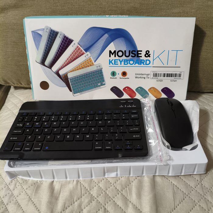 Kit tastatura + mouse bluetooh, win, android...