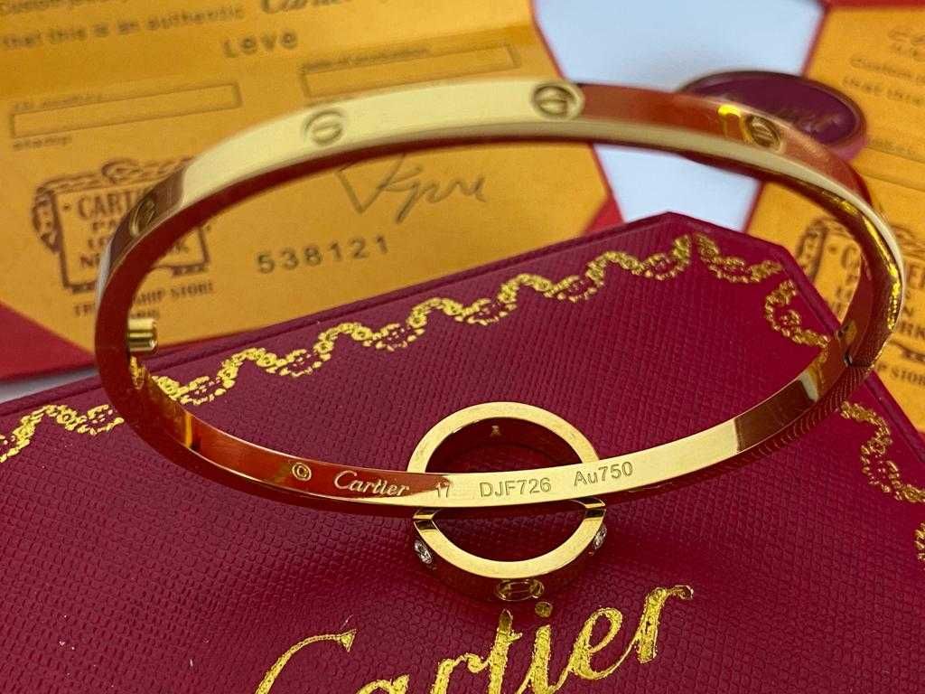Brățară Cartier LOVE 17 Aur 18K Slim