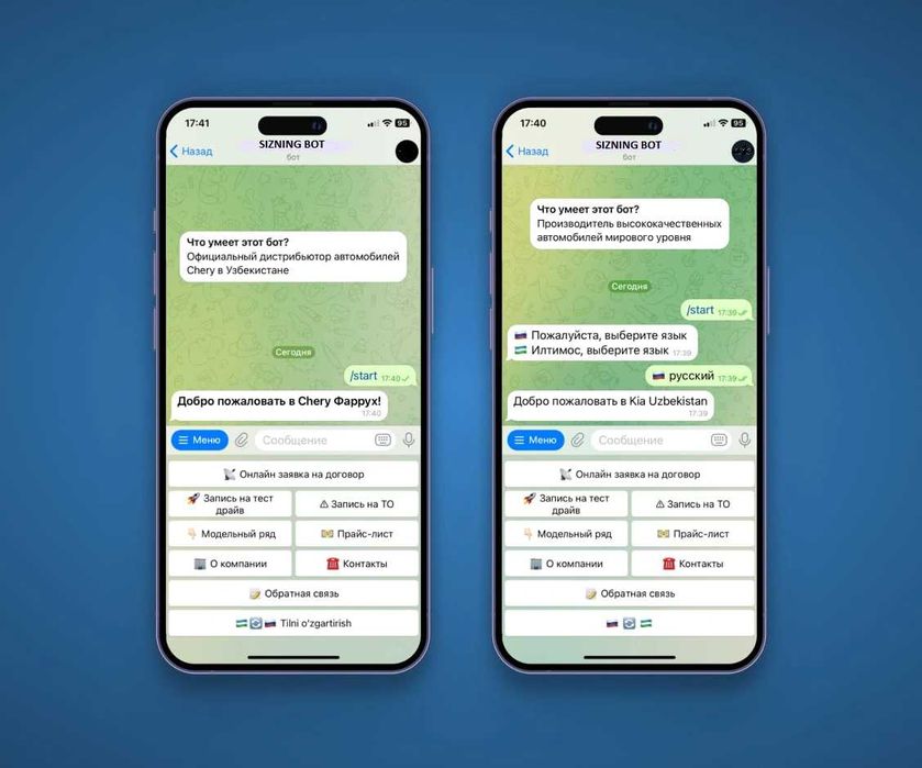 Professional Telegram Bot va Veb-sayt Yaratish Xizmati !!!