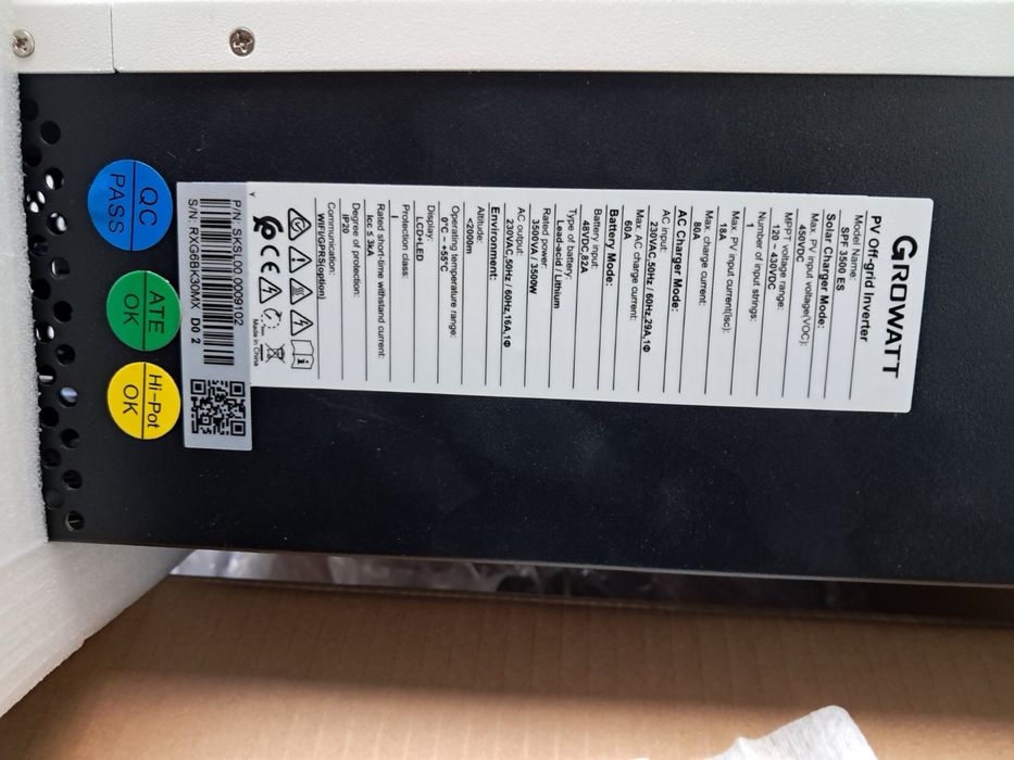 Соларен Инвертор Growatt SPF3500 ES – 3.5 kW