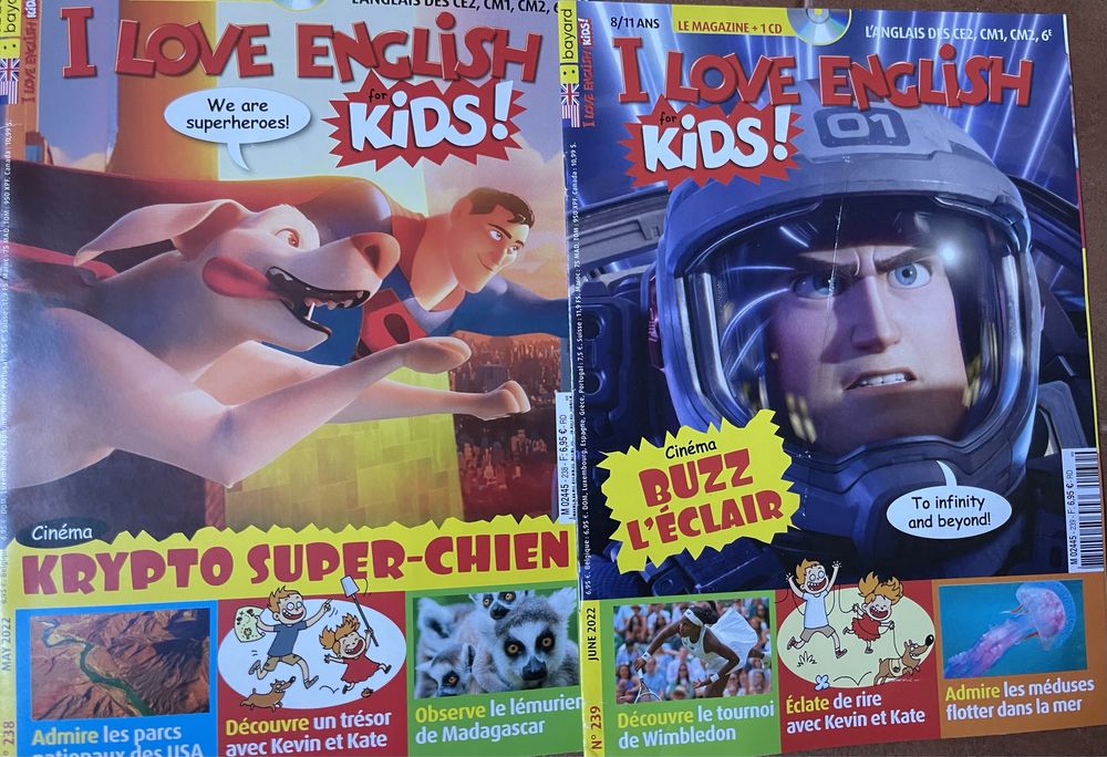 Revista bilingva franceza-engleza “I love English for Kids”