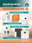 Умный аэрогриль Xiaomi Mi Smart Air Fryer фритюрница GLOBAL, 6.5 л