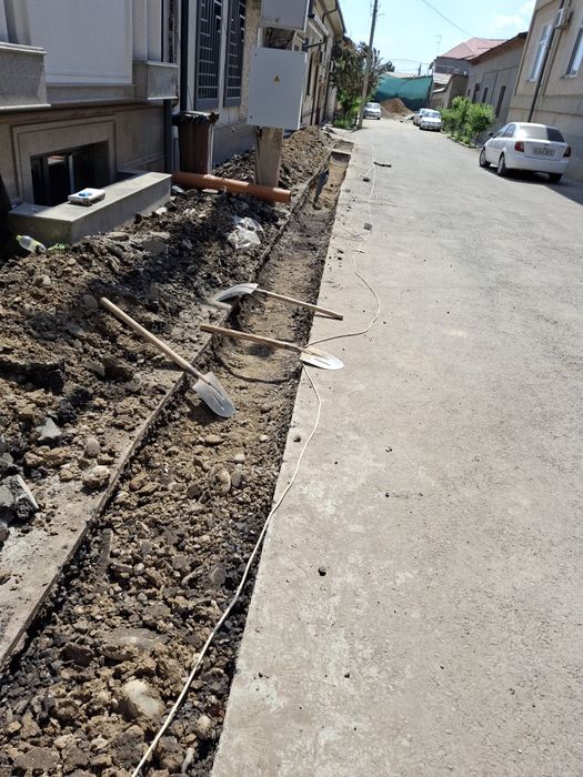 Kanalizatsiya qilamiz transheya qazish urachi o‘rachi
