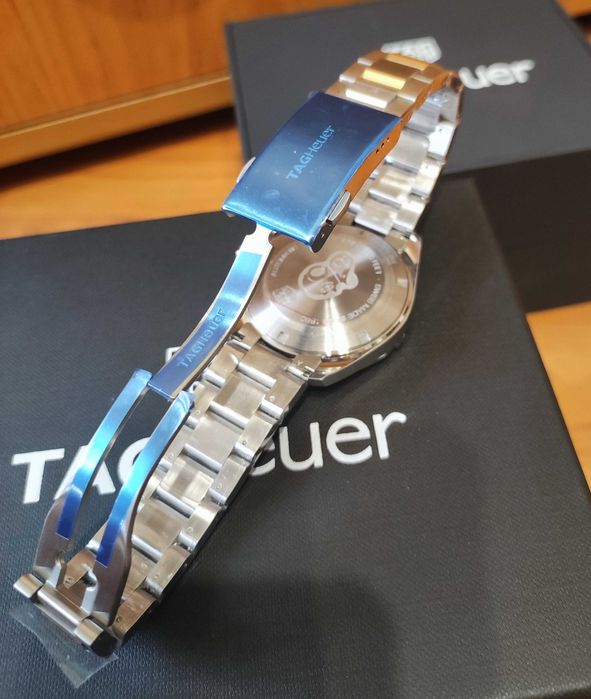 ПОЗЛАТЕН TAG HEUER AQUARACER Calibre 5 WAY2151 Мъжки Часовник Нов