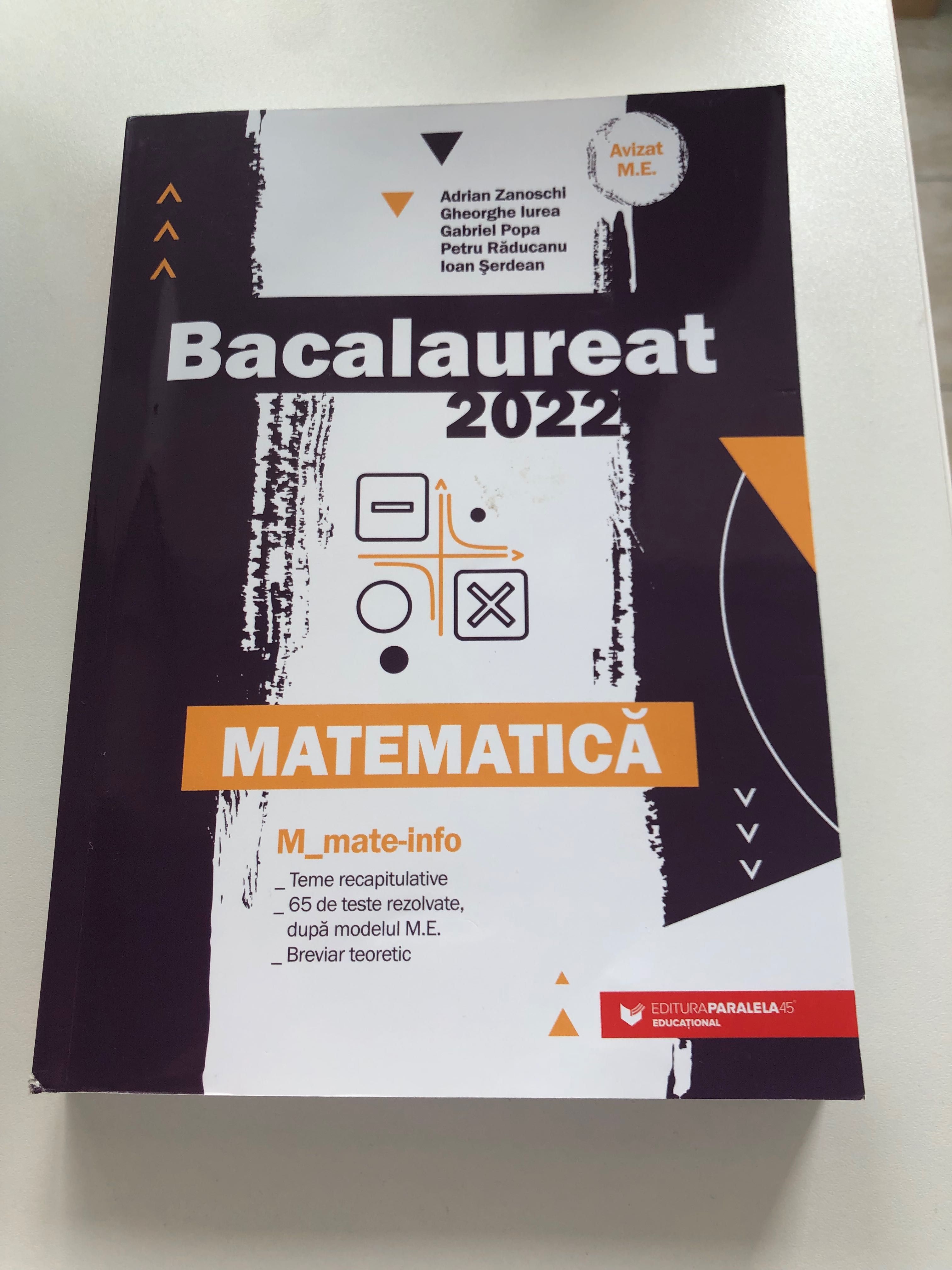 Culegeri de matematica și fizica(cls. X-XII)