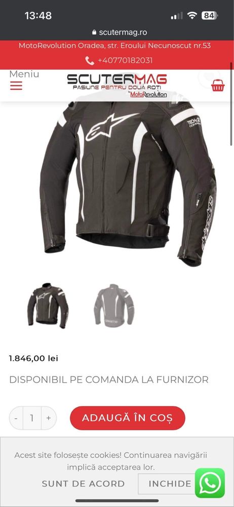 Geaca moto Alpinestars T-Missle Drystar Tech-Air Black