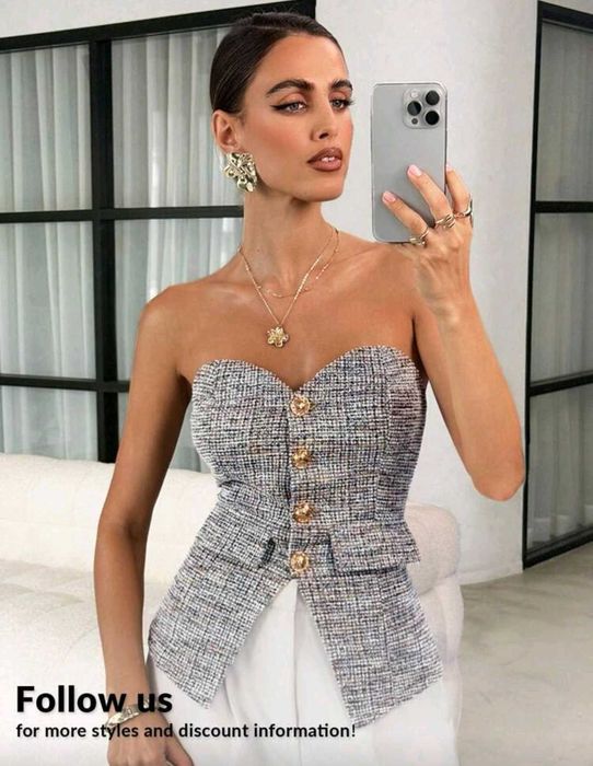 Shein шарен топ.