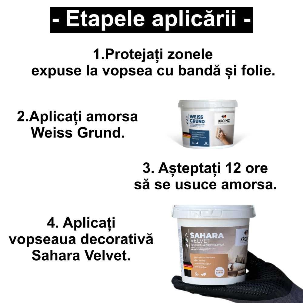 Vopsea Decorativă Pensulată Perlată, Culoare Auriu, Sahara - 1L
