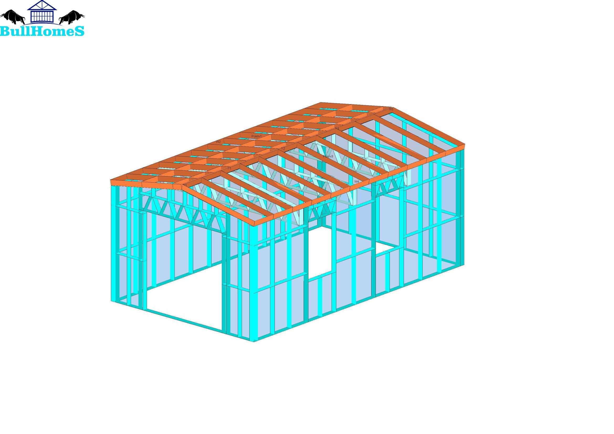 Конструкция за Гараж,Паркинг-34м²