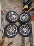 Set jante aliaj 5x112 r16 anvelope noi
