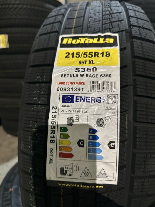 Нови Зимни Гуми ROTALLA S360 215/55R18 99T XL НОВ DOT 2155518