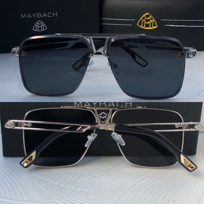 Мъжки слънчеви очила правоъгълни 4 цвята Maybach