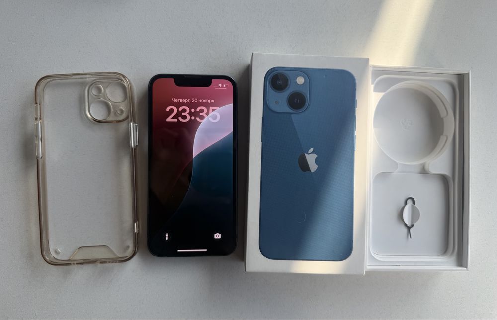 iPhone 13 mini • 128 GB • Отличное состояние