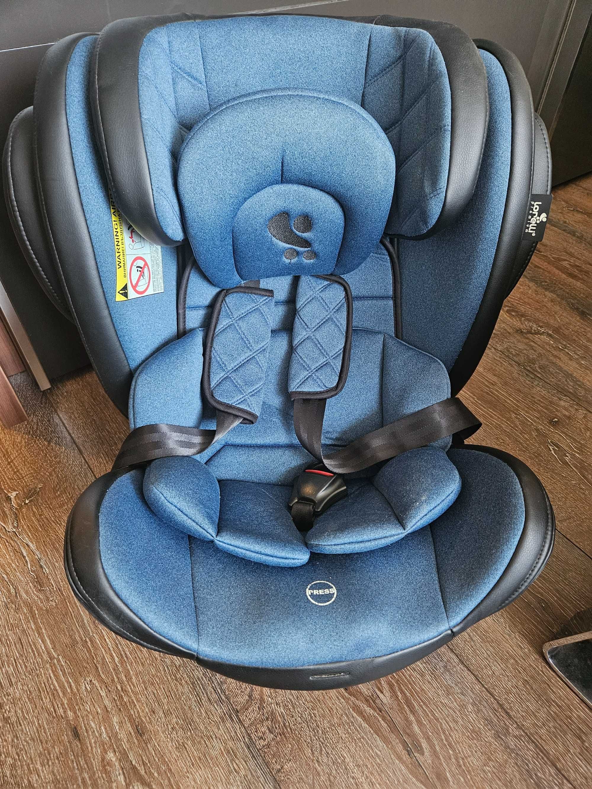 LORELLI Premium Стол за кола 0-36 кг. AVIATOR ISOFIX 360° BLACK+ BLUE
