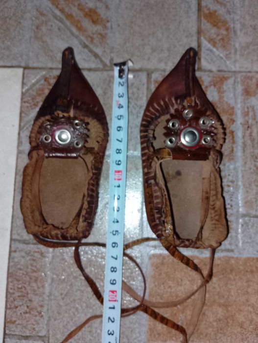 Детски  цървули-естествена кожа-нови №34