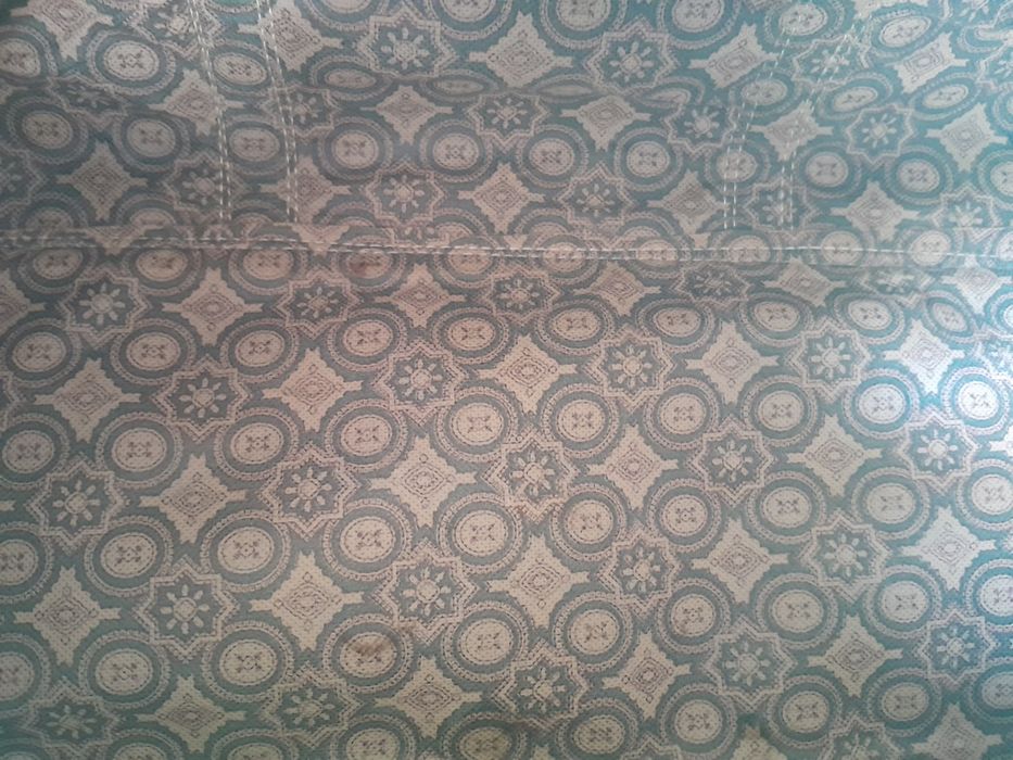 Пътна винтидж  чанта  от естествена  кожа