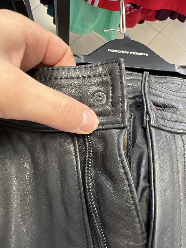 Pantaloni piele moto IXS mar 44 talie 36