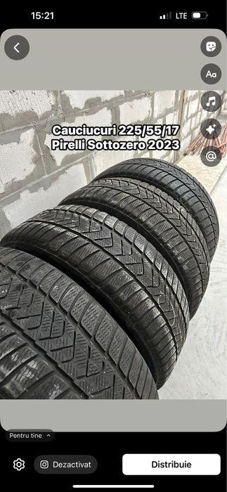Cauciucuri 225/55/17 Pirelli Sottozero