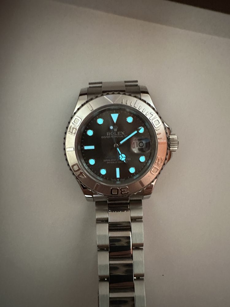 Rolex Yachtmaster rhodium 40mm