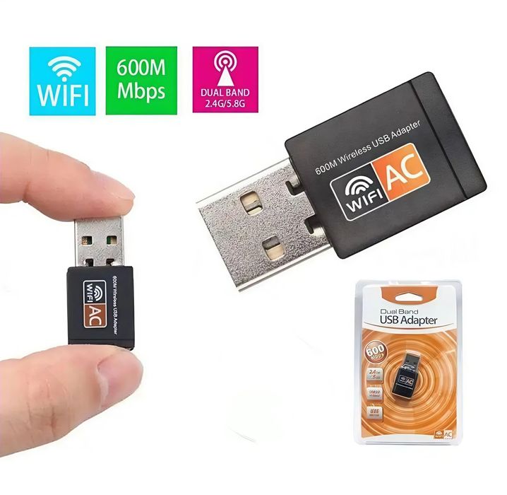 Адаптер Wi-fi 5 
Стандарт Wi-Fi: 802, 11 b, a, g, n
Част