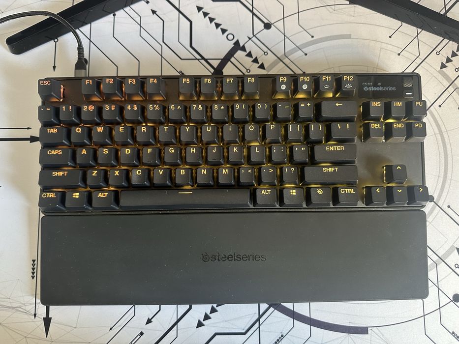 Tastatura SteelSeries Apex Pro TKL 2023-US Layout, Neagra, In garantie