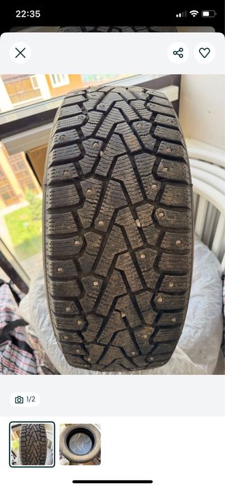Продам резину 215/55/17 Pirelli ice zerro