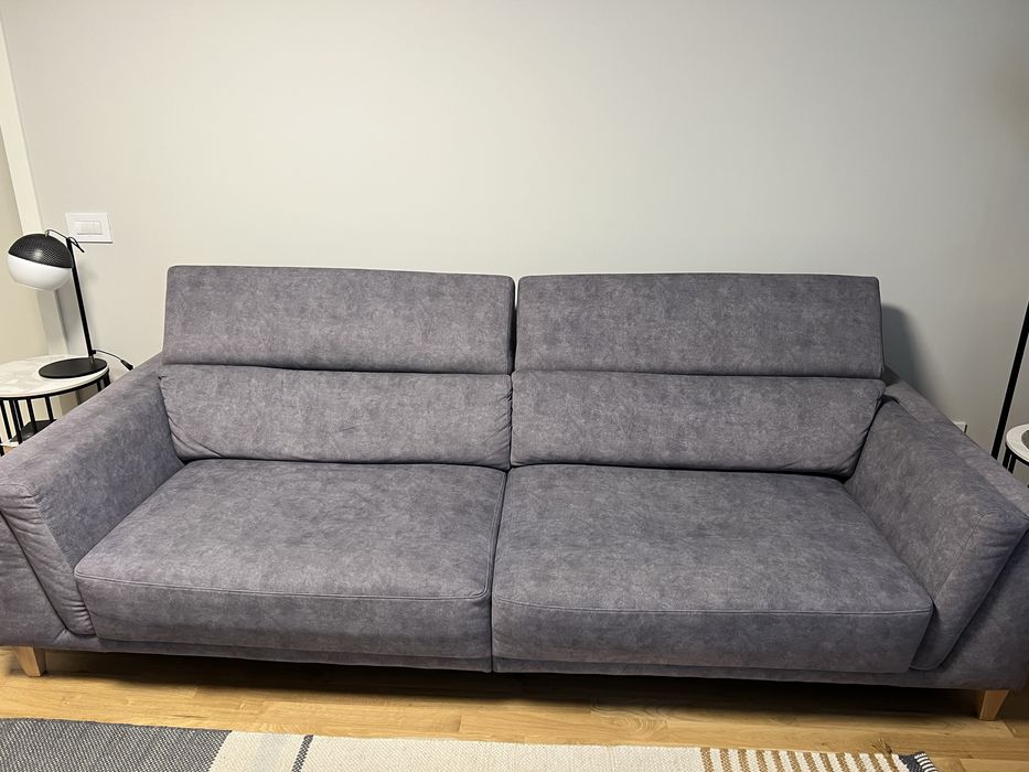 Canapea mobila Dalin Britannia Oxford gri. Extensibila