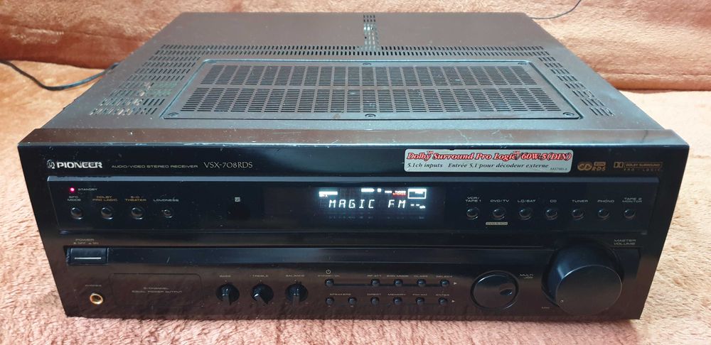 Pioneer VSX-708RDS amplituner 2X65W sau 5X65W pe 8 Ohm