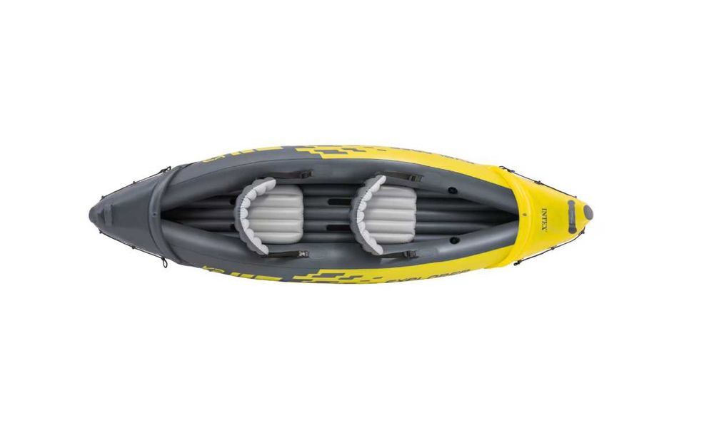 Caiac gonflabil Intex Explorer vasle incluse, 3.12m x 91cm Kayak