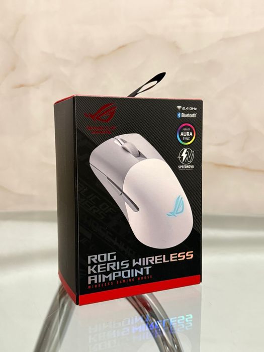 Mouse Gaming ASUS ROG Keris Wireless AimPoint, Tri-Mode, 36000 dpi NOU