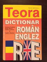 Carte / Carti - Dictionar Roman - Englez (Teora)