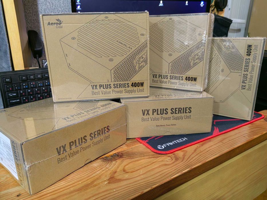 Блоки питания новые aerocool 400w