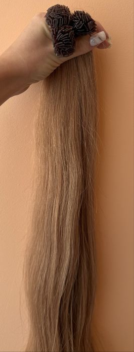 Кератинови кичури от 100% естествена коса , 150гр