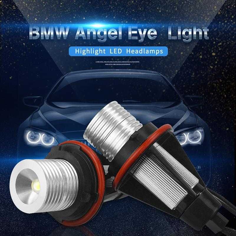 Led Крушки за фарове Angel Eyes-бял цвят,без грешки за BMW CANBUS