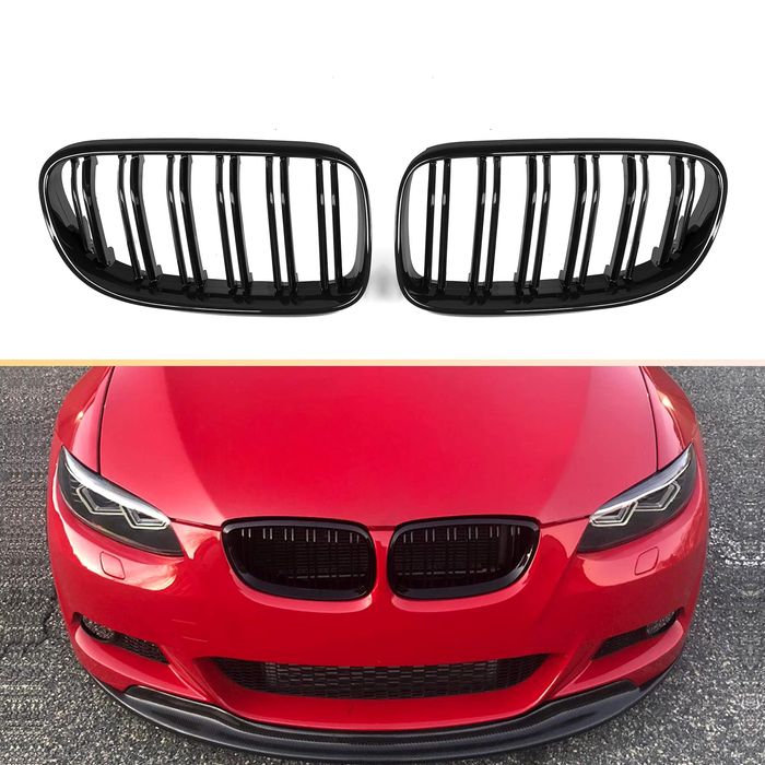Двойни M3 M Бъбреци Решетки BMW E92 E93 БМВ Е92 E93 Гланц М3