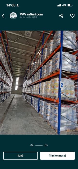 Rafturi metalice profesionale second-hand