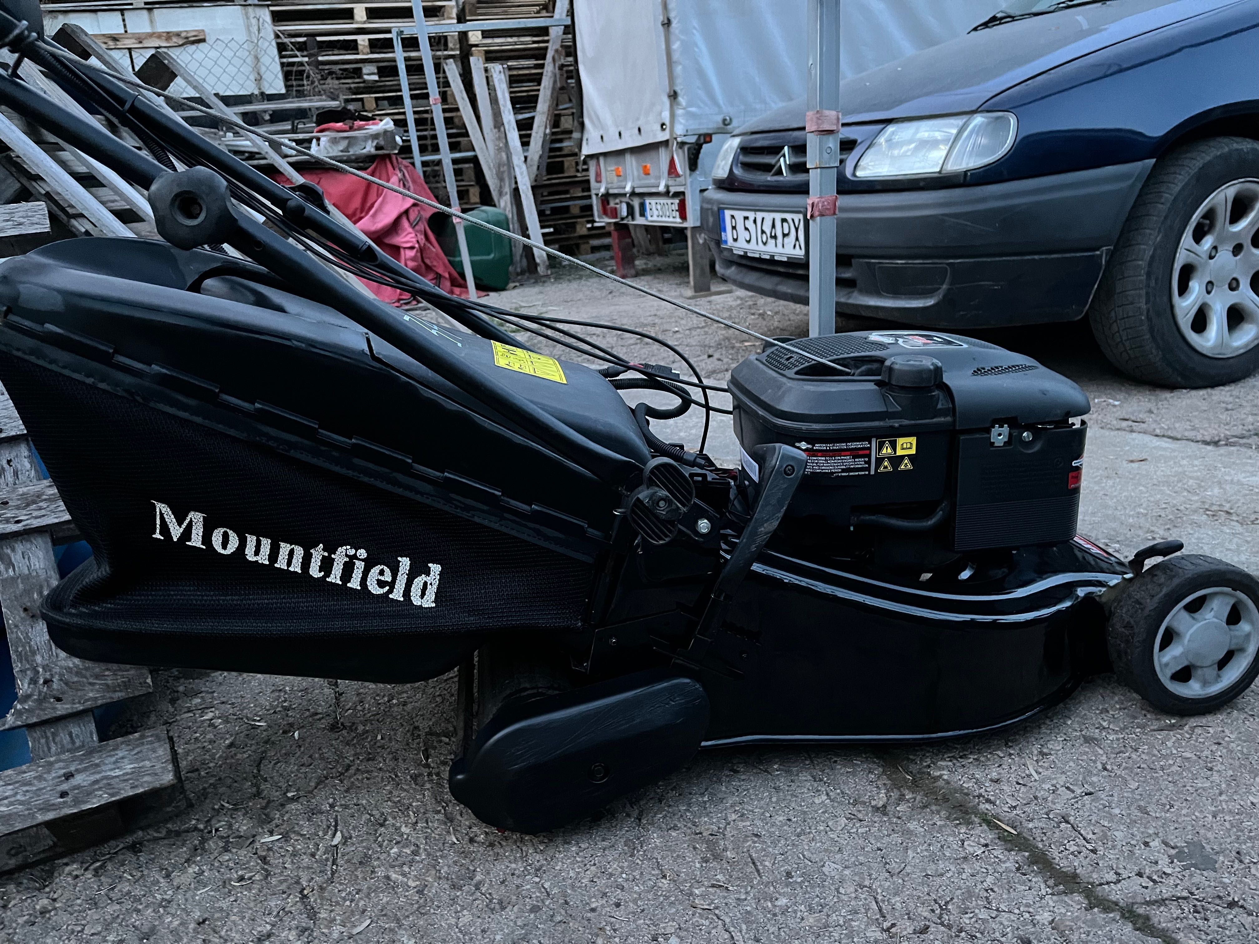 34:Самоходна моторна косачка Lawn-king Briggs 6.5 hp ,валяк