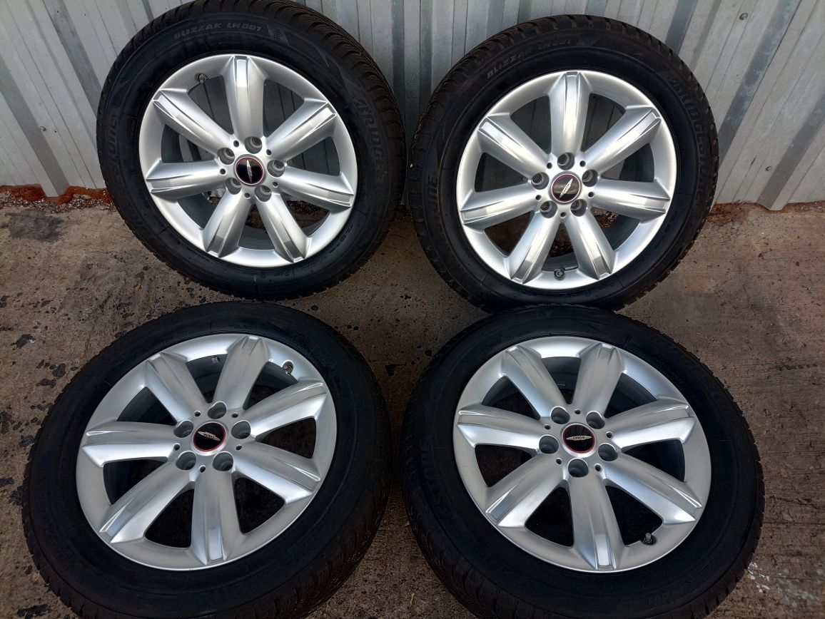 4 jante originale Mini R17 echipate de iarna Bridgestone 205/60 R17