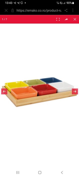 Set 6 boluri pentru aperitive cu tavita, Remember