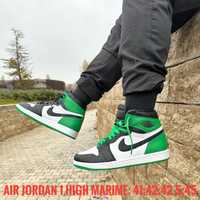 Adidasi Jordan 1 High Lucky Green