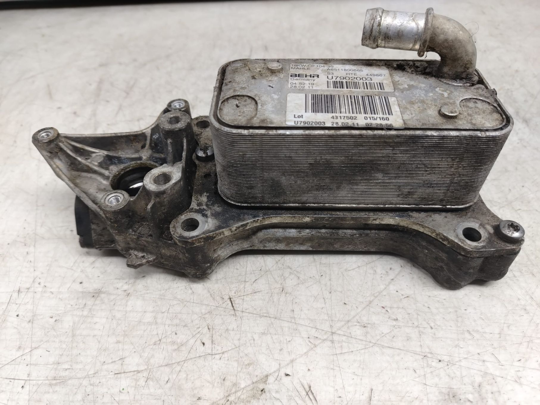 Termoflot 2.2 cdi om651 A6511800665 Mercedes-Benz GLK-Class X204 [200