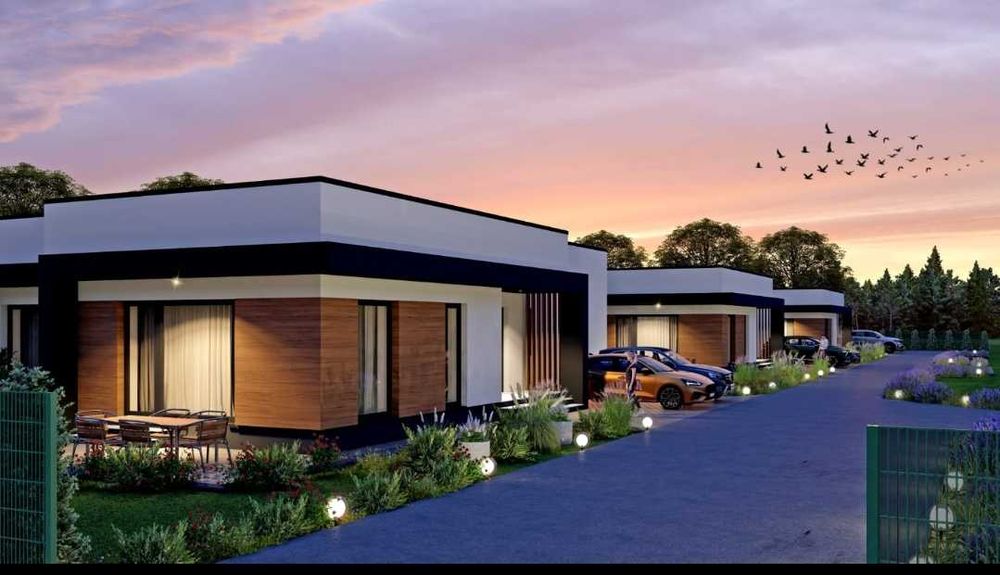 2440 mp cu Autorizatie de construire  pentru două case-plata în transe