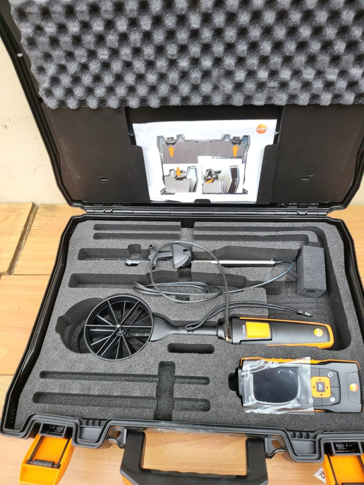 Testo 440 dp cu Bluetooth  set pentru masurarea vitezei aerului