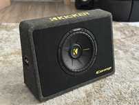 Subwoofer KICKER + amplificator CX300.1 + fitru CONNECTION SLI