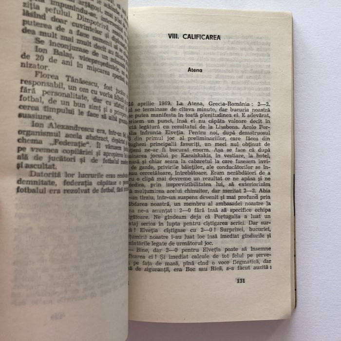 Mirajul Gazonului - de Mircea Lucescu | Carte | Junimea 1981 | Romana