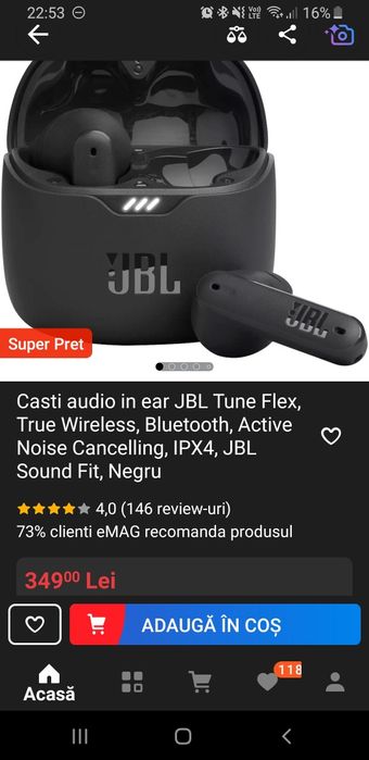 Căști JBL by HARMAN.